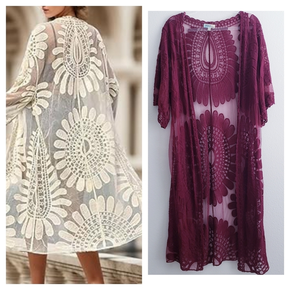 Rebellion Again Sheer Lightweight Cardigan